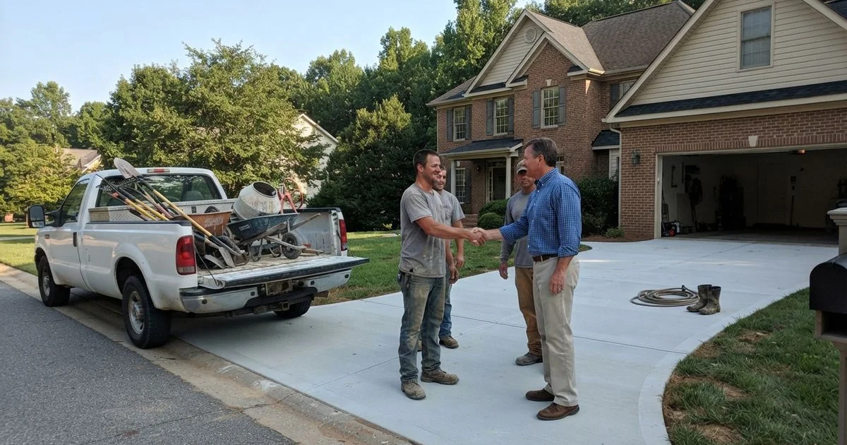 Best concrete contractors in Charlotte Metro