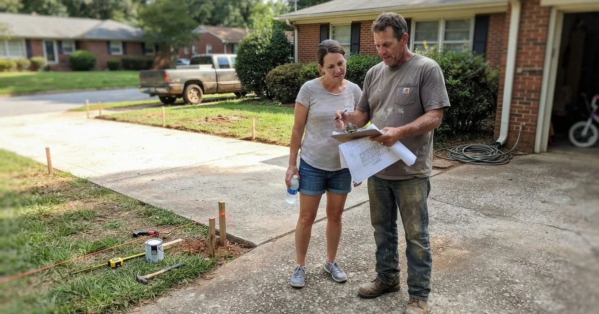 Concrete and driveway permits in North Carolina: what you need before you pour