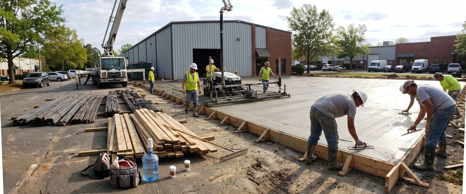 Commercial & Industrial Flatwork in Charlotte Metro